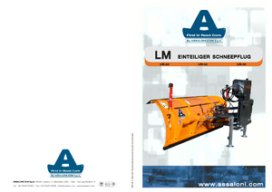 Lekkie pługi śnieżne lemieszowe Assaloni LM 32