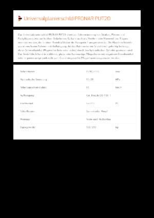 Pługi śnieżne z lemieszem uchylnym Pronar PU-T20