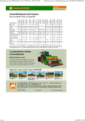 Siewniki Amazone AD 3000 Super RoTec