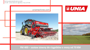 Siewniki Unia FM A 700/3
