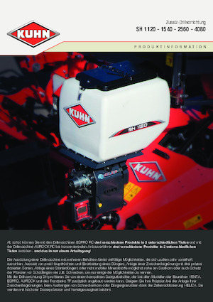 Siewniki Kuhn SH 1120 Isobus