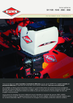 Siewniki Kuhn SH 1120 Isobus