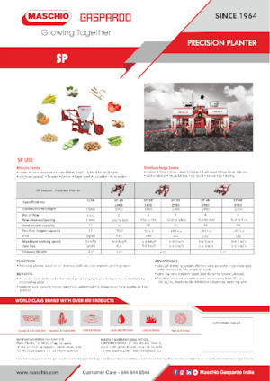 Siewniki Gaspardo SP 4R 2750