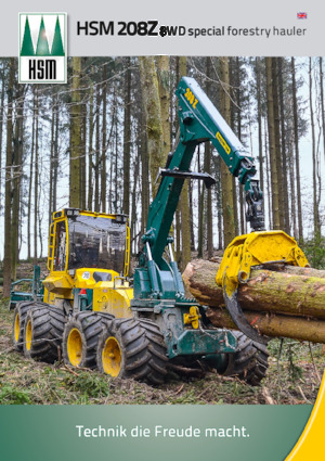 Specjalny ciągnik zrywkowy HSM 208Z