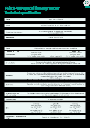 Specjalny ciągnik zrywkowy Pfanzelt Felix 214.5 V