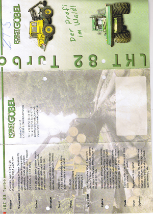 Specjalny ciągnik zrywkowy ZTS LKT 82