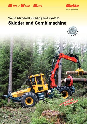 Specjalny ciągnik zrywkowy Welte W 130 K