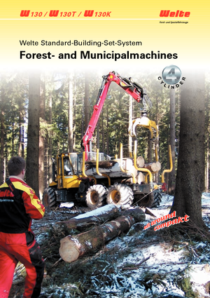 Specjalny ciągnik zrywkowy Welte W 130