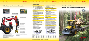 Specjalny ciągnik zrywkowy Welte W 130 K