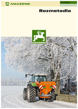 Dołączane rozsiewacze Amazone E+S 750