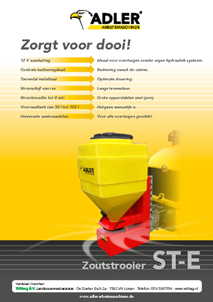 Dołączane rozsiewacze Adler ST-E 105 Profi
