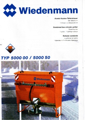 Dołączane rozsiewacze Wiedenmann 5000