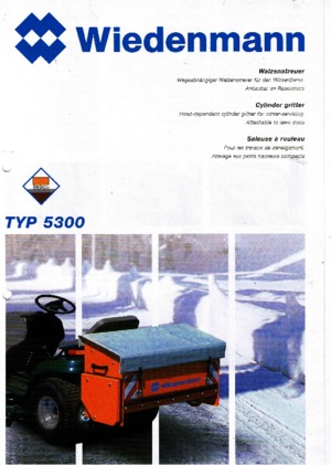 Dołączane rozsiewacze Wiedenmann 5300