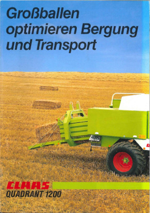 Prasa kostkująca Claas Quadrant 1200