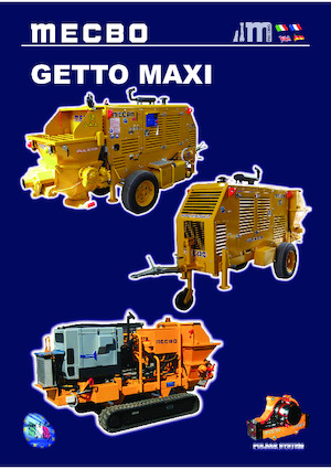 Stacjonarna pompa do betonu Mecbo Getto Maxi