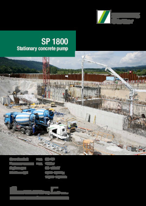 Stacjonarna pompa do betonu SCHWING-Stetter SP 1800 D