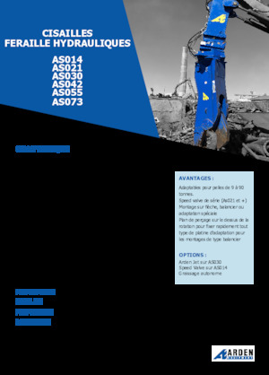 Maszyny do cięcia odpadów stalowych Arden AS042