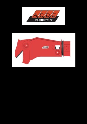 Maszyny do cięcia odpadów stalowych ACDE ATC40