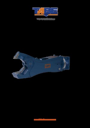 Maszyny do cięcia odpadów stalowych TABE CHT 130 