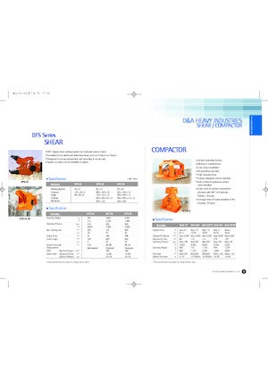 Maszyny do cięcia odpadów stalowych D & A DFS 40