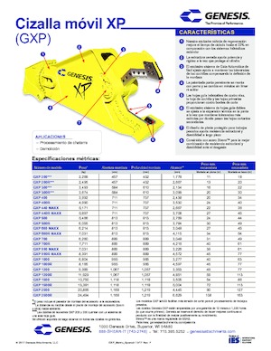 Maszyny do cięcia odpadów stalowych Genesis GXP 700R