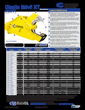 Maszyny do cięcia odpadów stalowych Genesis GXT 995R