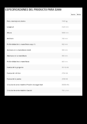 Maszyny do cięcia odpadów stalowych Caterpillar S2090