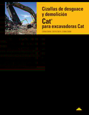 Maszyny do cięcia odpadów stalowych Caterpillar S2070