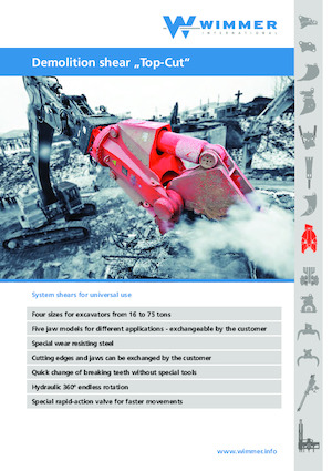 Maszyny do cięcia odpadów stalowych WIMMER TC 700 S