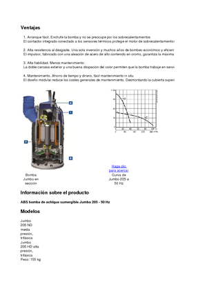 Pompy zatapialne ściekowe ABS-Pumpen J 205 ND
