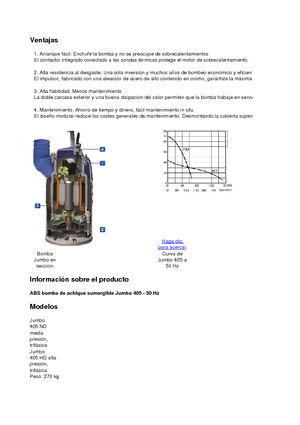 Pompy zatapialne ściekowe ABS-Pumpen J 405 ND