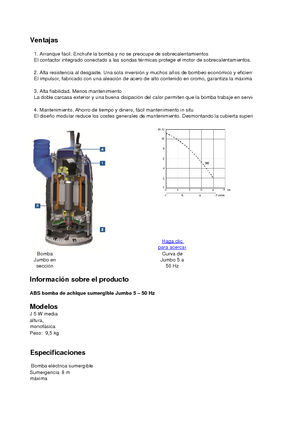 Pompy zatapialne ściekowe ABS-Pumpen J 5 W