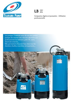 Pompy zatapialne ściekowe Tsurumi-Pumpen LB-1500