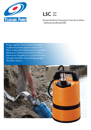 Pompy zatapialne ściekowe Tsurumi-Pumpen LSC1.4S2