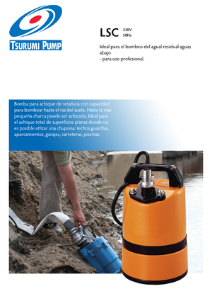 Pompy zatapialne ściekowe Tsurumi-Pumpen LSC1.4S2