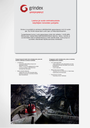 Pompy zatapialne ściekowe Grindex Master SH