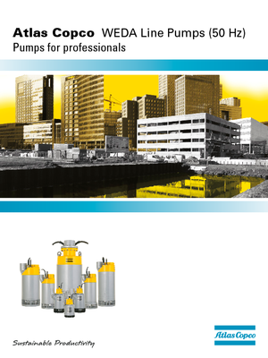 Pompy zatapialne ściekowe WEDA Weda 10-1