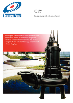 Pompy zatapialne do wody brudnej Tsurumi-Pumpen 80C21.5