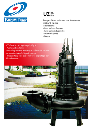 Pompy zatapialne do wody brudnej Tsurumi-Pumpen 80UZ47.5