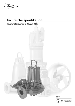 Pompy zatapialne do wody brudnej Flygt-Pumpen CS 3102 LR 252 EEx