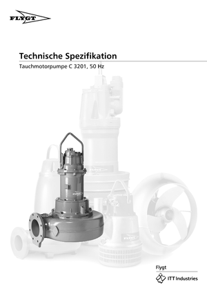 Pompy zatapialne do wody brudnej Flygt-Pumpen CS 3201 LR 452 SL