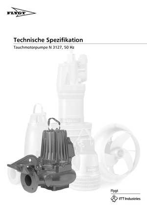 Pompy zatapialne do wody brudnej Flygt-Pumpen NS 3127 LR 420