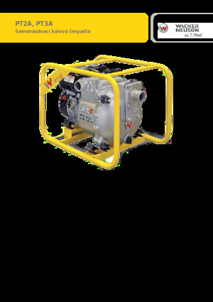 Pompy zatapialne do wody brudnej Wacker Neuson PT2A