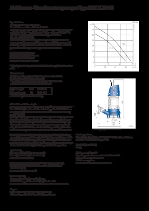 Pompy zatapialne do wody brudnej Sulzer XJS 80 D 195