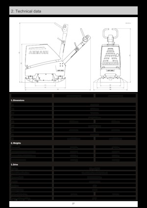 Rewersyjne Zagęszczarki / płyty wibracyjne Ammann APR 4920