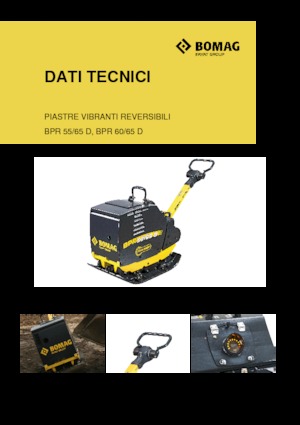 Rewersyjne Zagęszczarki / płyty wibracyjne Bomag BPR 55/65 D