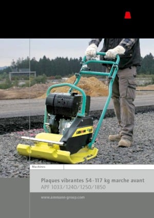 Jednokierunkowe Zagęszczarki / płyty wibracyjne Ammann APF 1240