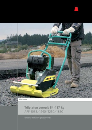 Jednokierunkowe Zagęszczarki / płyty wibracyjne Ammann APF 1240