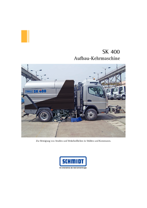 Zamiatarki dwufunkcyjne Schmidt SK 400 dual