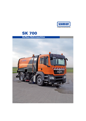 Zamiatarki dwufunkcyjne Schmidt SK 700 dual